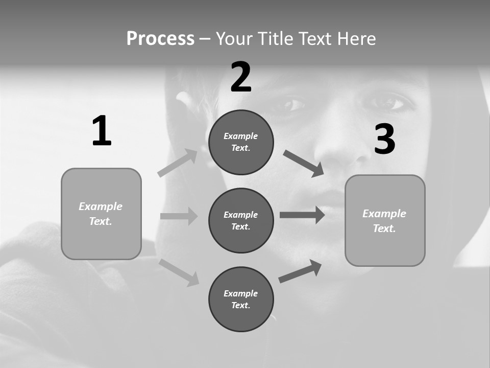 Look Awkward Youth PowerPoint Template