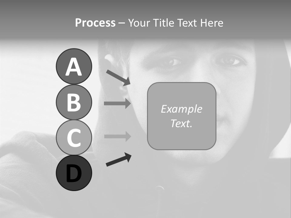 Look Awkward Youth PowerPoint Template