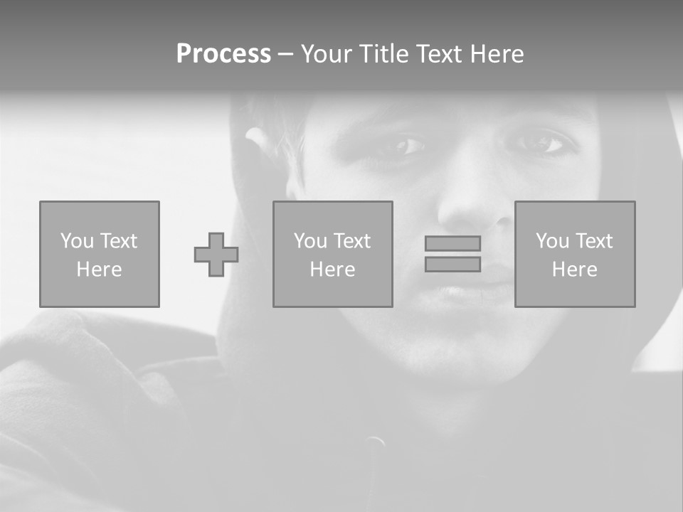 Look Awkward Youth PowerPoint Template