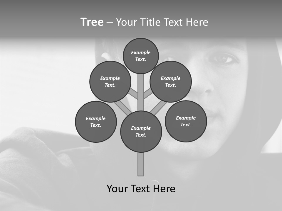 Look Awkward Youth PowerPoint Template