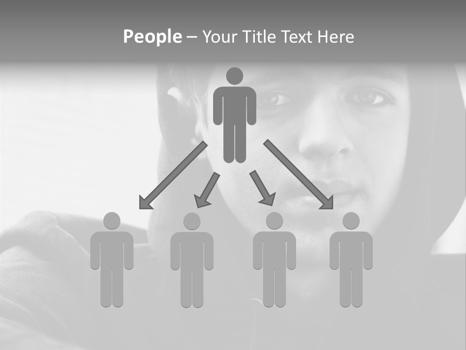 Look Awkward Youth PowerPoint Template