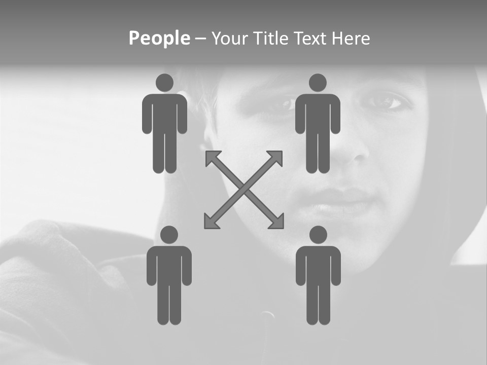 Look Awkward Youth PowerPoint Template