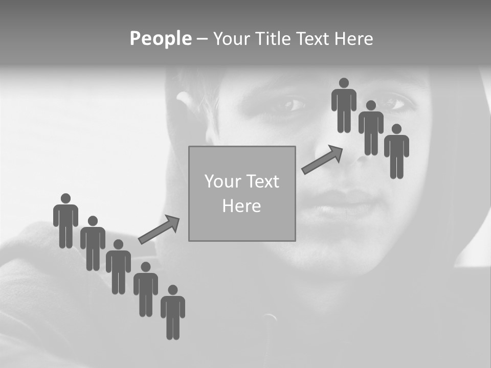 Look Awkward Youth PowerPoint Template