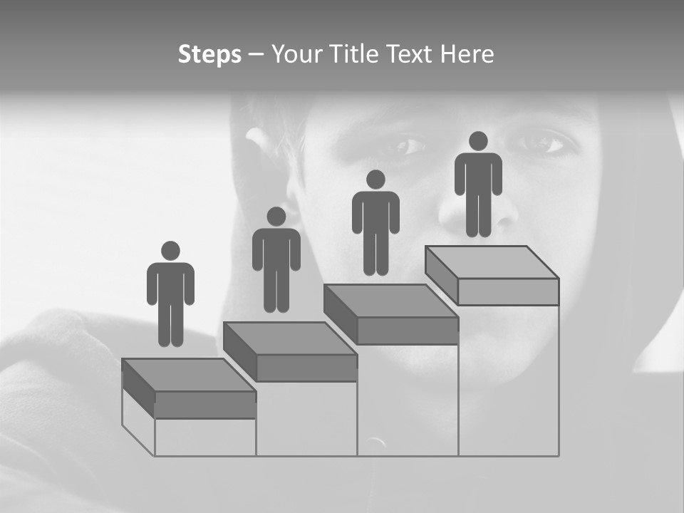 Look Awkward Youth PowerPoint Template