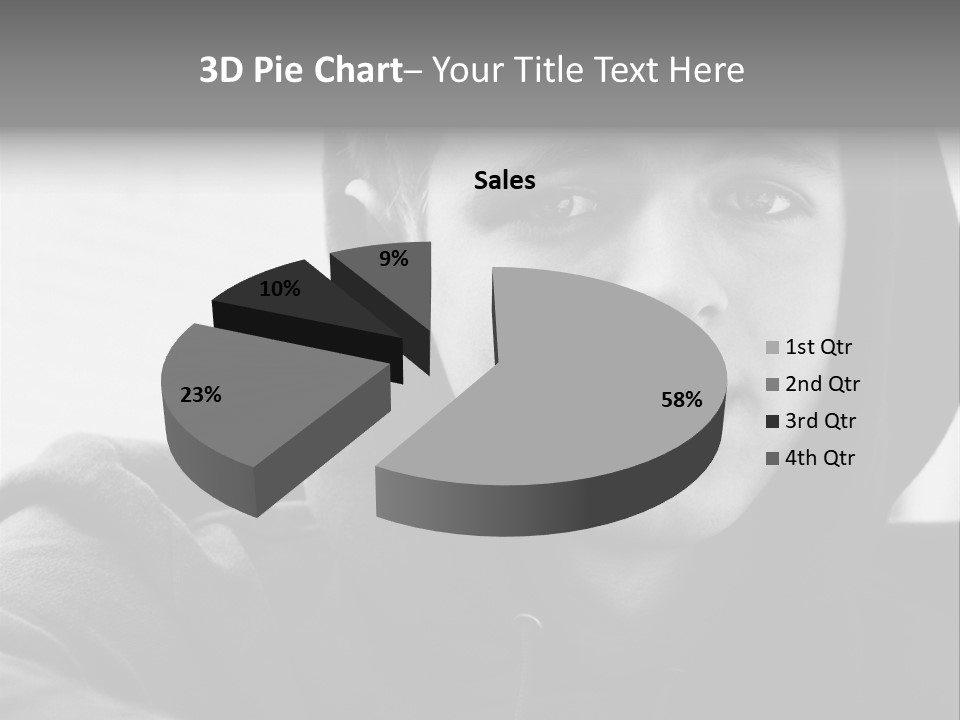 Look Awkward Youth PowerPoint Template