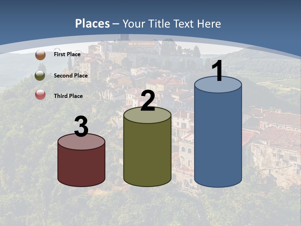 Romanesque Hill Famous PowerPoint Template