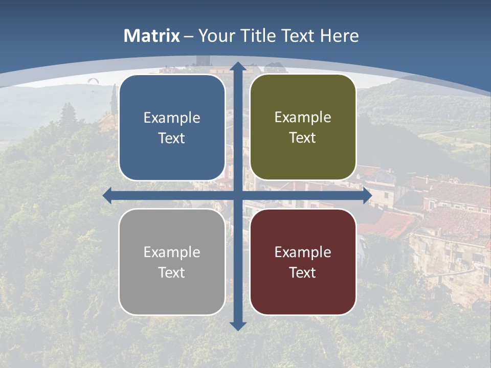 Romanesque Hill Famous PowerPoint Template