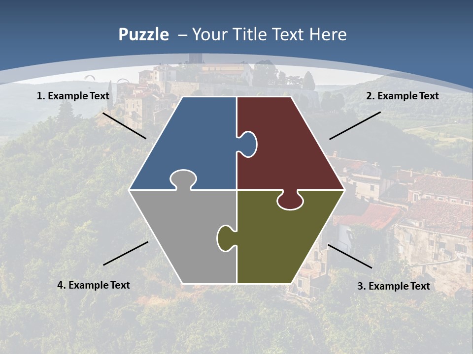 Romanesque Hill Famous PowerPoint Template