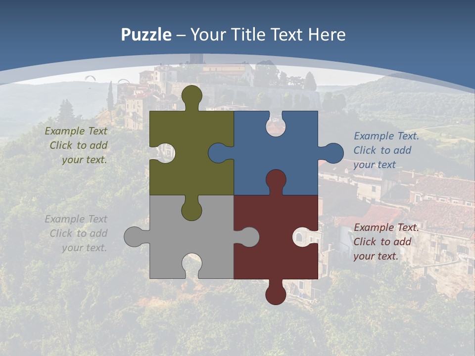 Romanesque Hill Famous PowerPoint Template