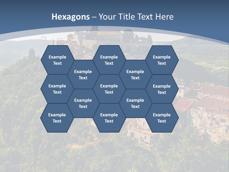 Romanesque Hill Famous PowerPoint Template