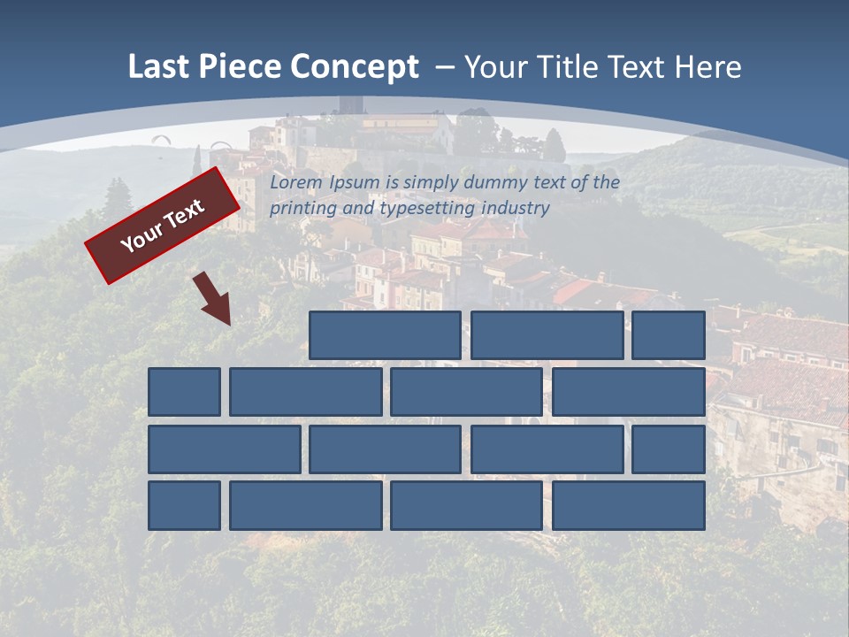 Romanesque Hill Famous PowerPoint Template