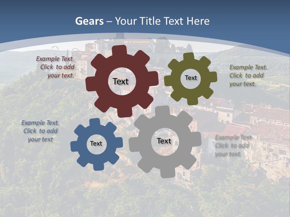 Romanesque Hill Famous PowerPoint Template