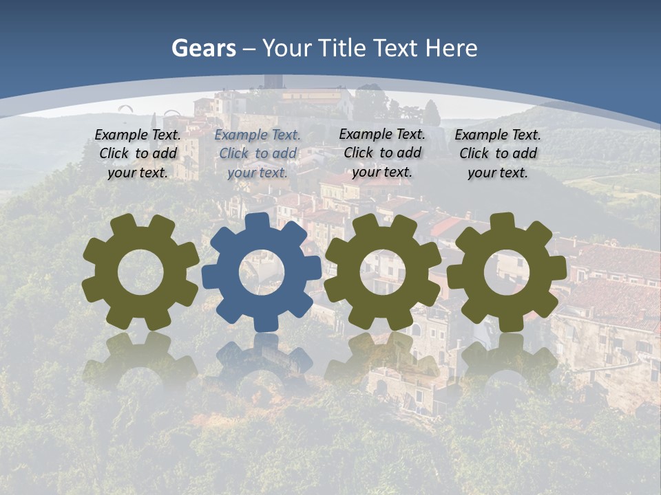 Romanesque Hill Famous PowerPoint Template