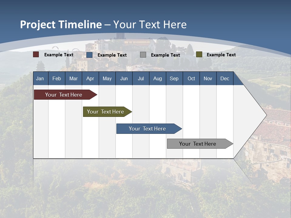 Romanesque Hill Famous PowerPoint Template