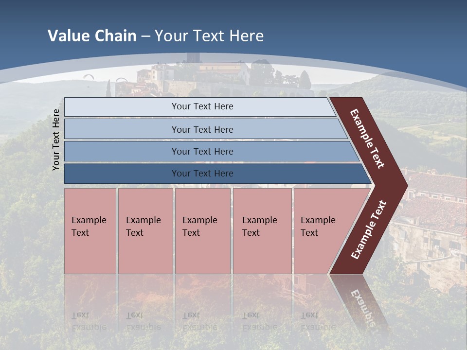 Romanesque Hill Famous PowerPoint Template