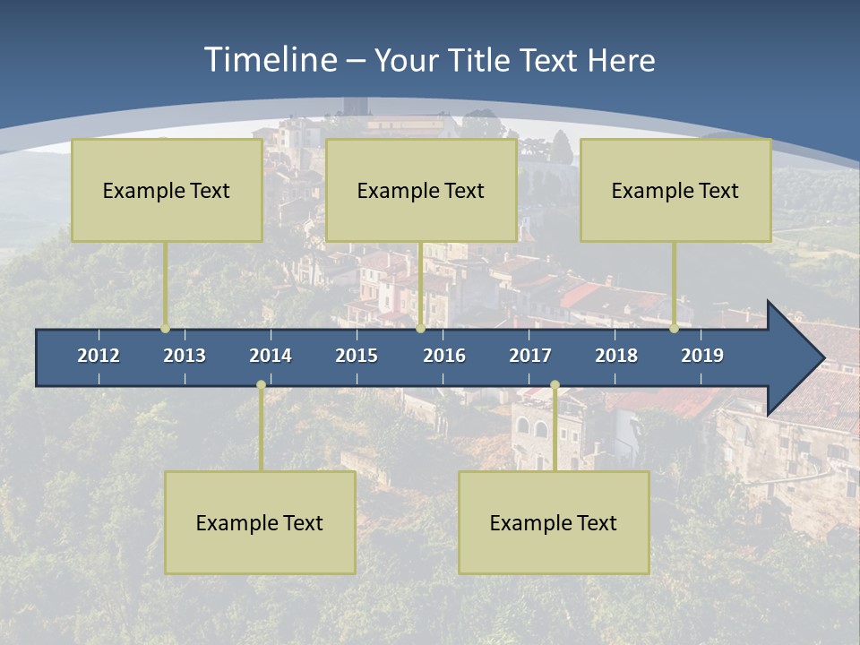 Romanesque Hill Famous PowerPoint Template