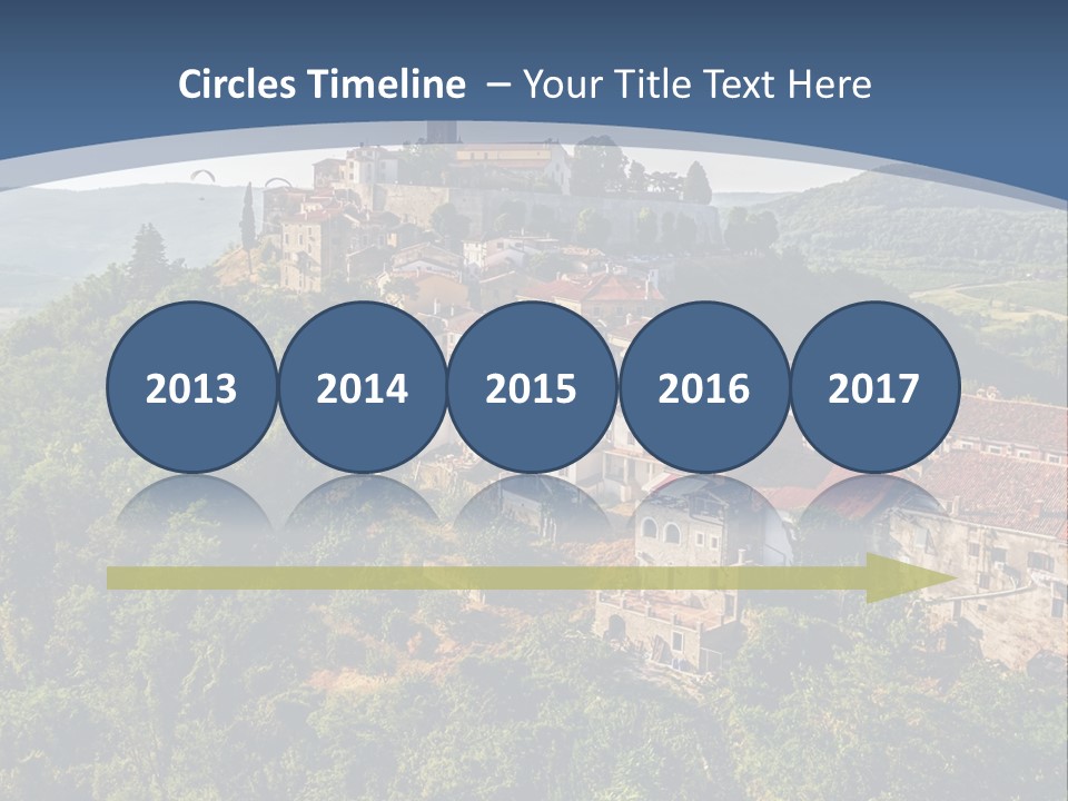 Romanesque Hill Famous PowerPoint Template