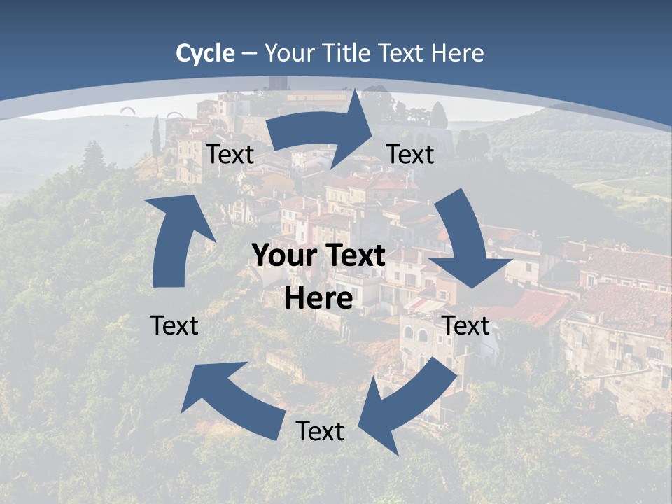 Romanesque Hill Famous PowerPoint Template
