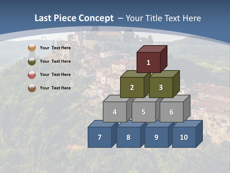 Romanesque Hill Famous PowerPoint Template