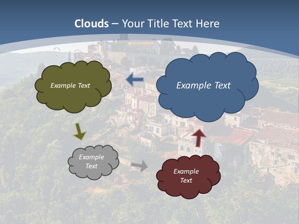 Romanesque Hill Famous PowerPoint Template