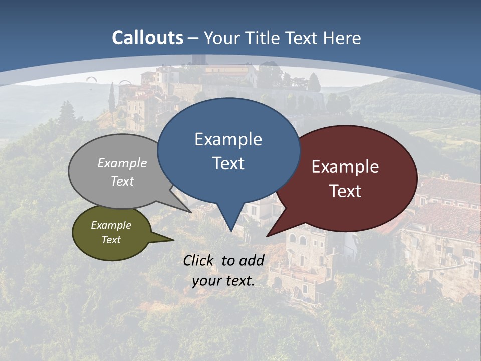 Romanesque Hill Famous PowerPoint Template