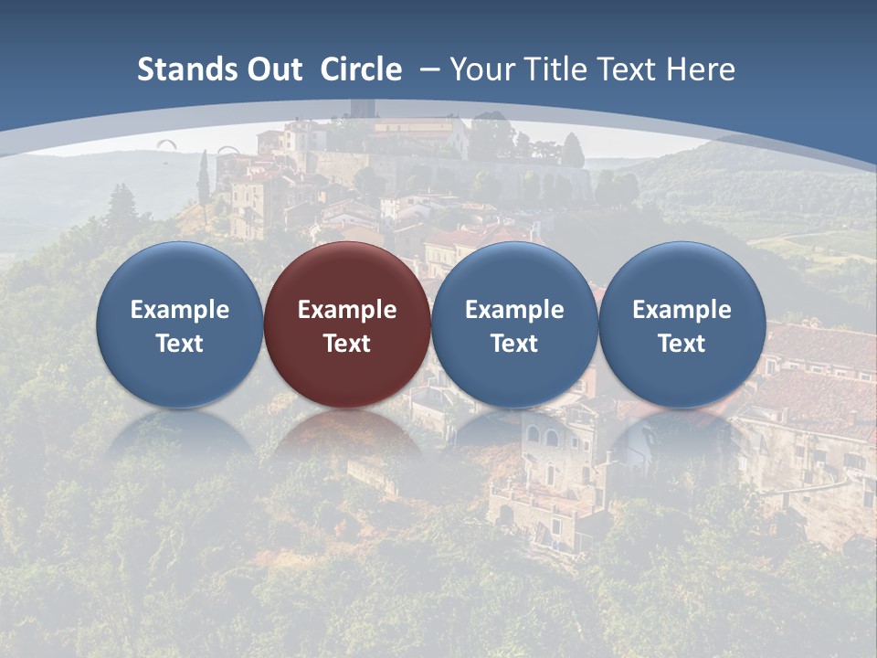 Romanesque Hill Famous PowerPoint Template