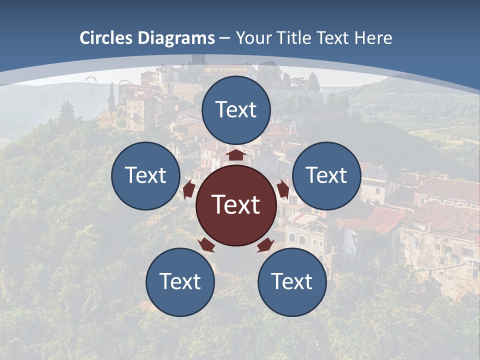 Romanesque Hill Famous PowerPoint Template
