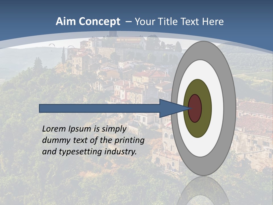 Romanesque Hill Famous PowerPoint Template