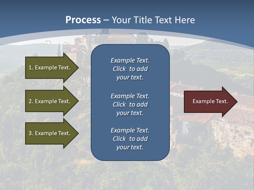 Romanesque Hill Famous PowerPoint Template