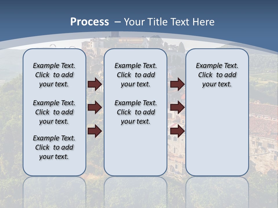 Romanesque Hill Famous PowerPoint Template