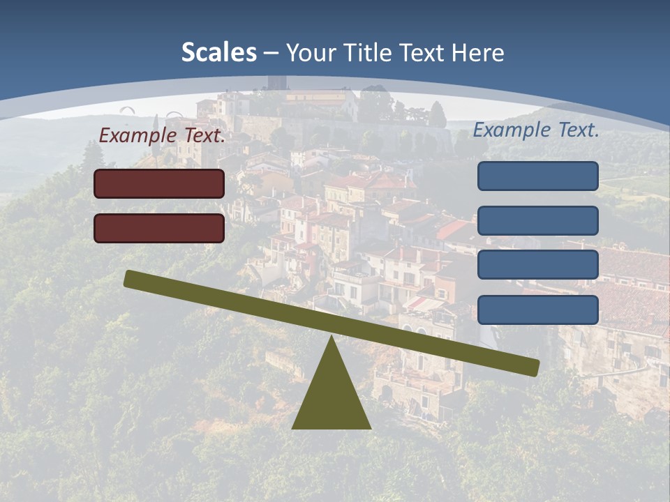 Romanesque Hill Famous PowerPoint Template
