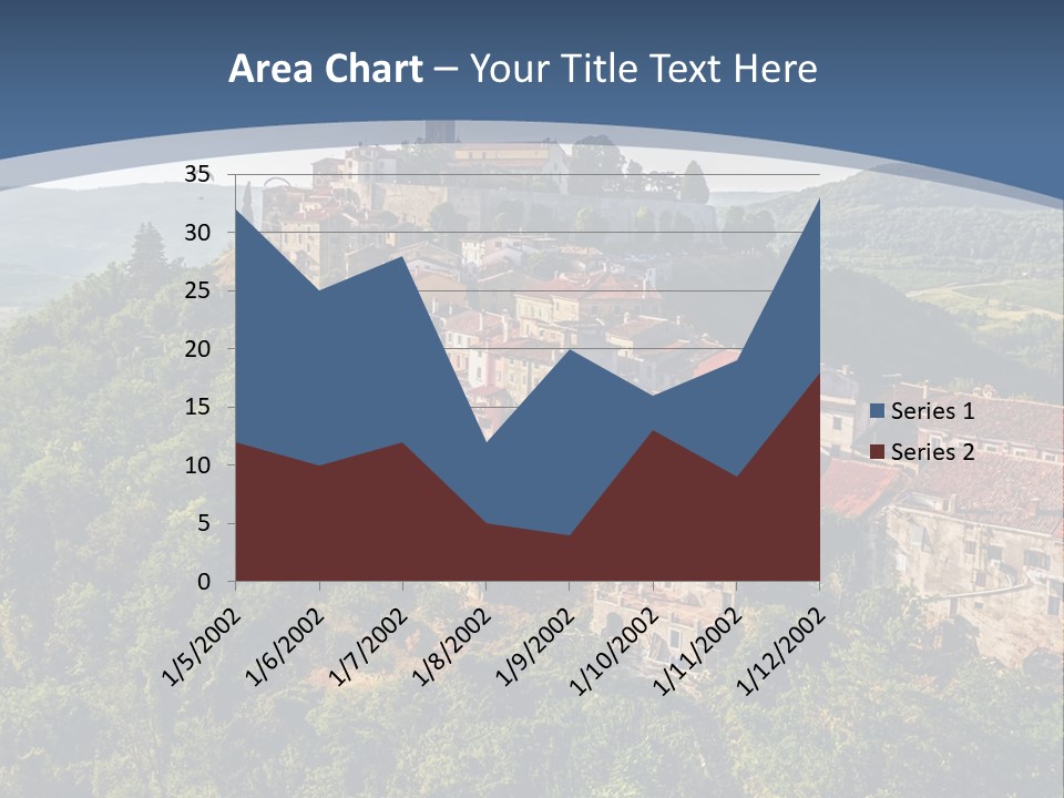 Romanesque Hill Famous PowerPoint Template