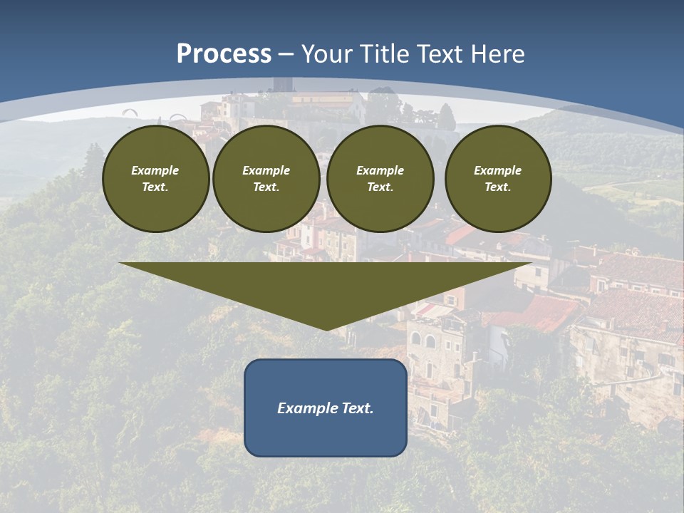 Romanesque Hill Famous PowerPoint Template