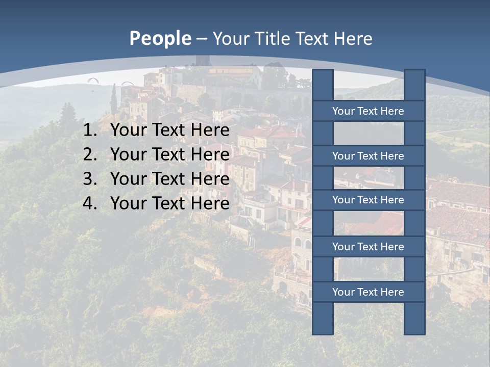 Romanesque Hill Famous PowerPoint Template