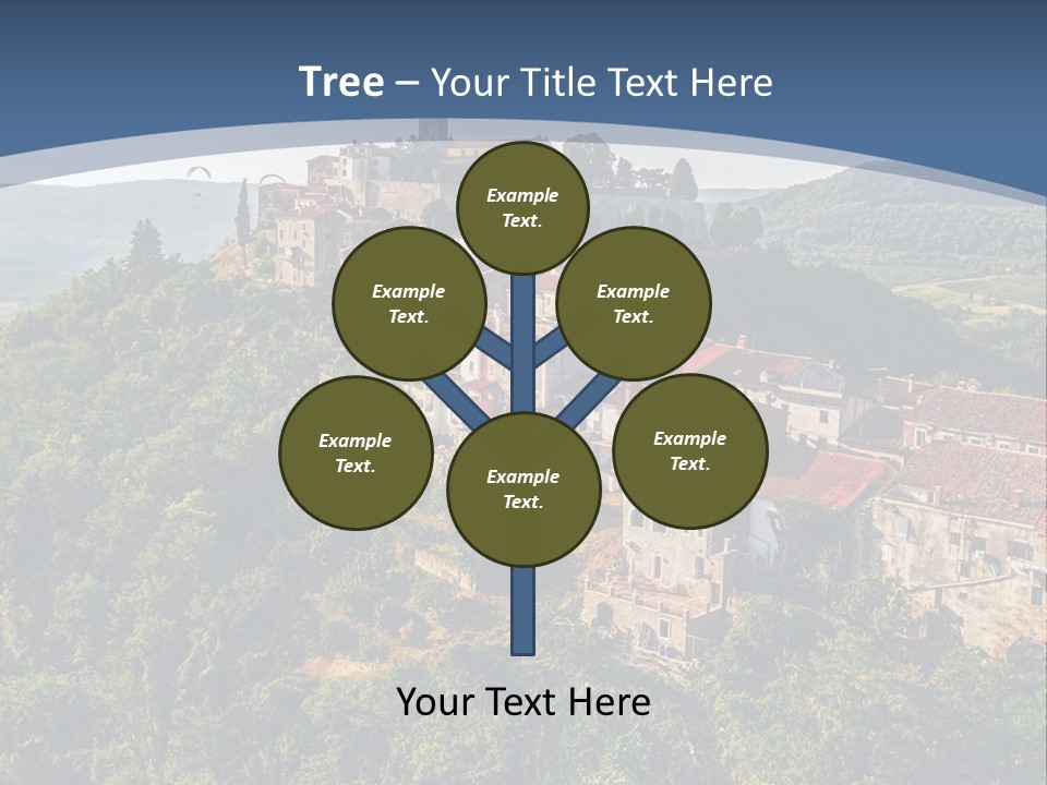 Romanesque Hill Famous PowerPoint Template