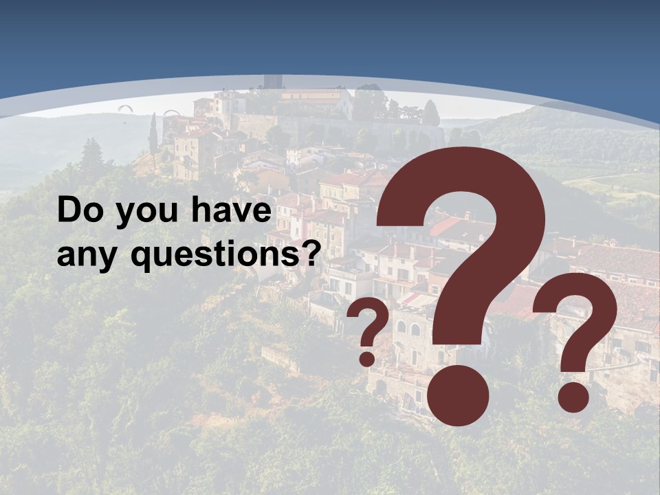 Romanesque Hill Famous PowerPoint Template