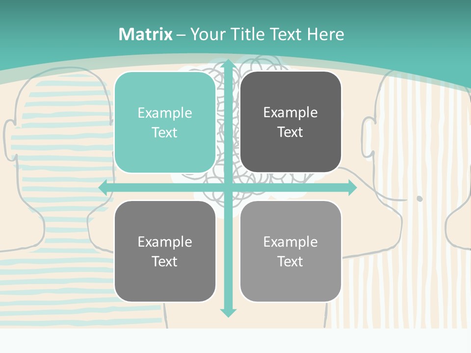 Messy Talking People PowerPoint Template