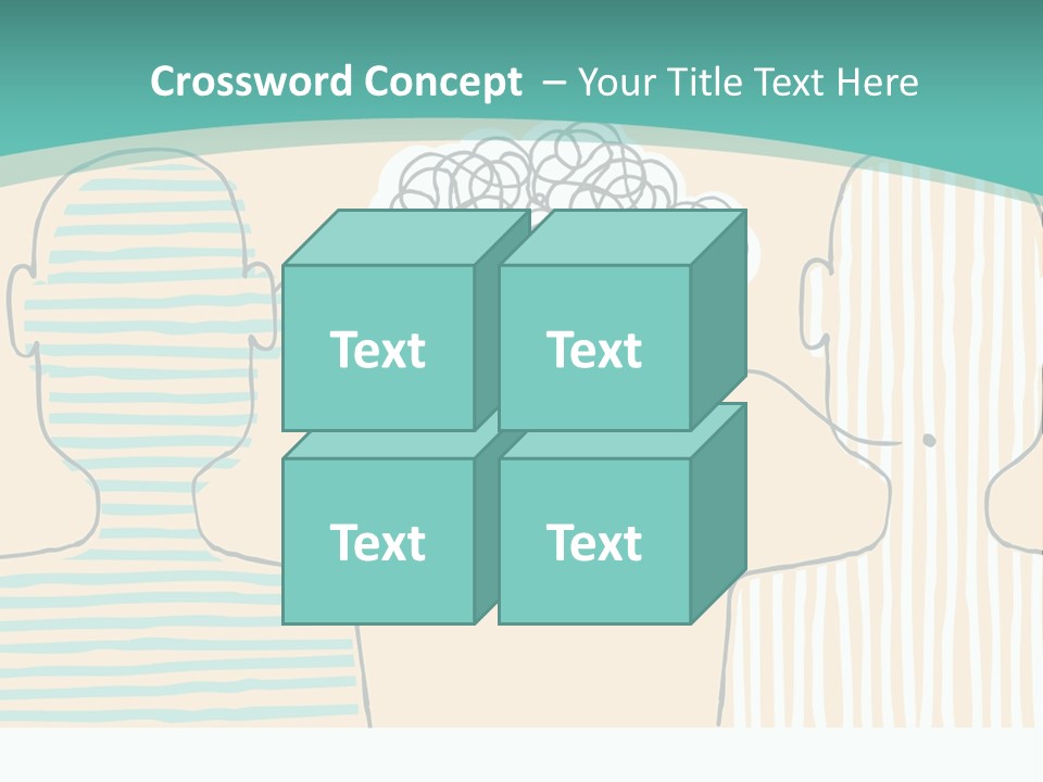 Messy Talking People PowerPoint Template