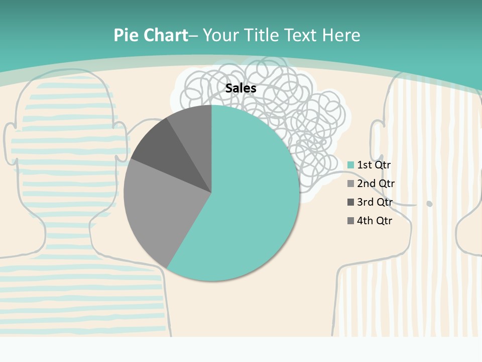 Messy Talking People PowerPoint Template