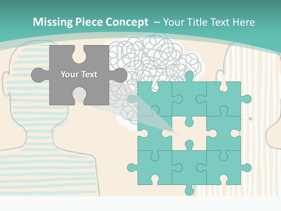 Messy Talking People PowerPoint Template