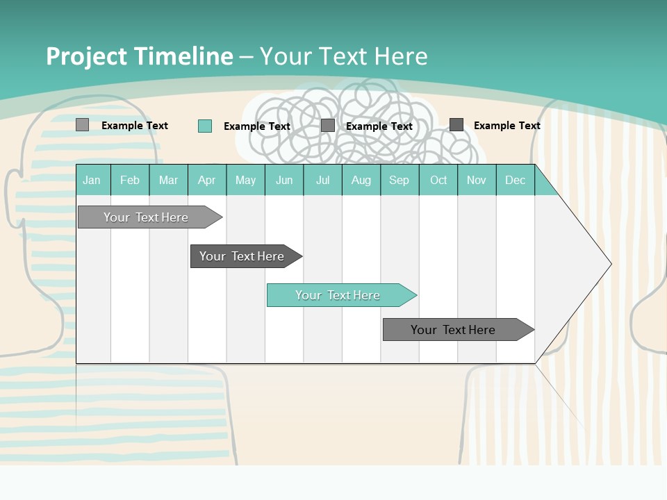 Messy Talking People PowerPoint Template