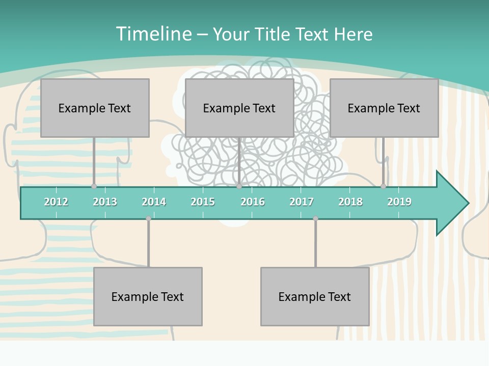 Messy Talking People PowerPoint Template