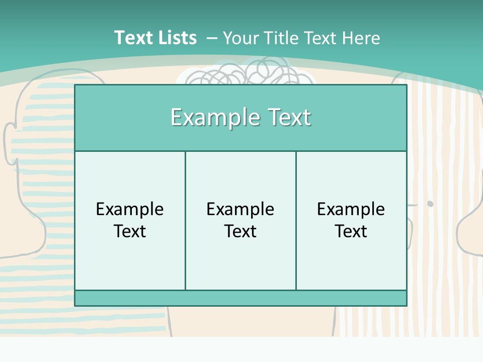 Messy Talking People PowerPoint Template