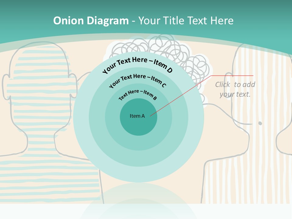 Messy Talking People PowerPoint Template