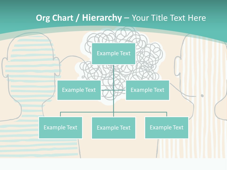 Messy Talking People PowerPoint Template