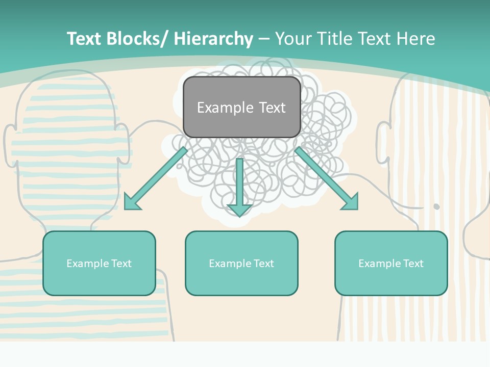 Messy Talking People PowerPoint Template