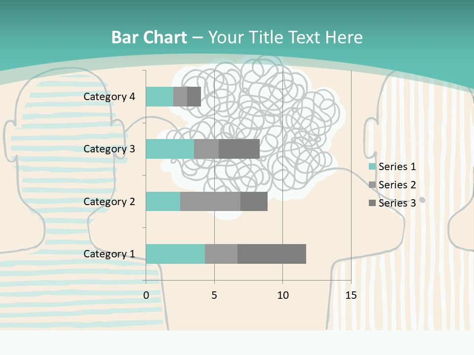 Messy Talking People PowerPoint Template