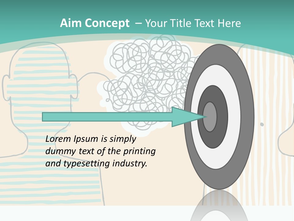 Messy Talking People PowerPoint Template