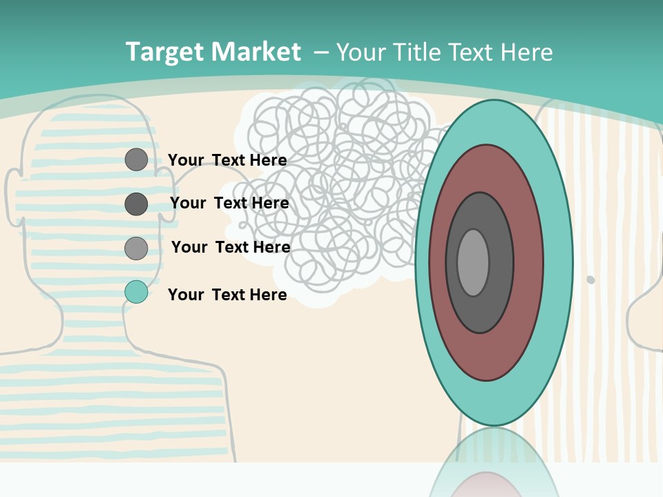 Messy Talking People PowerPoint Template