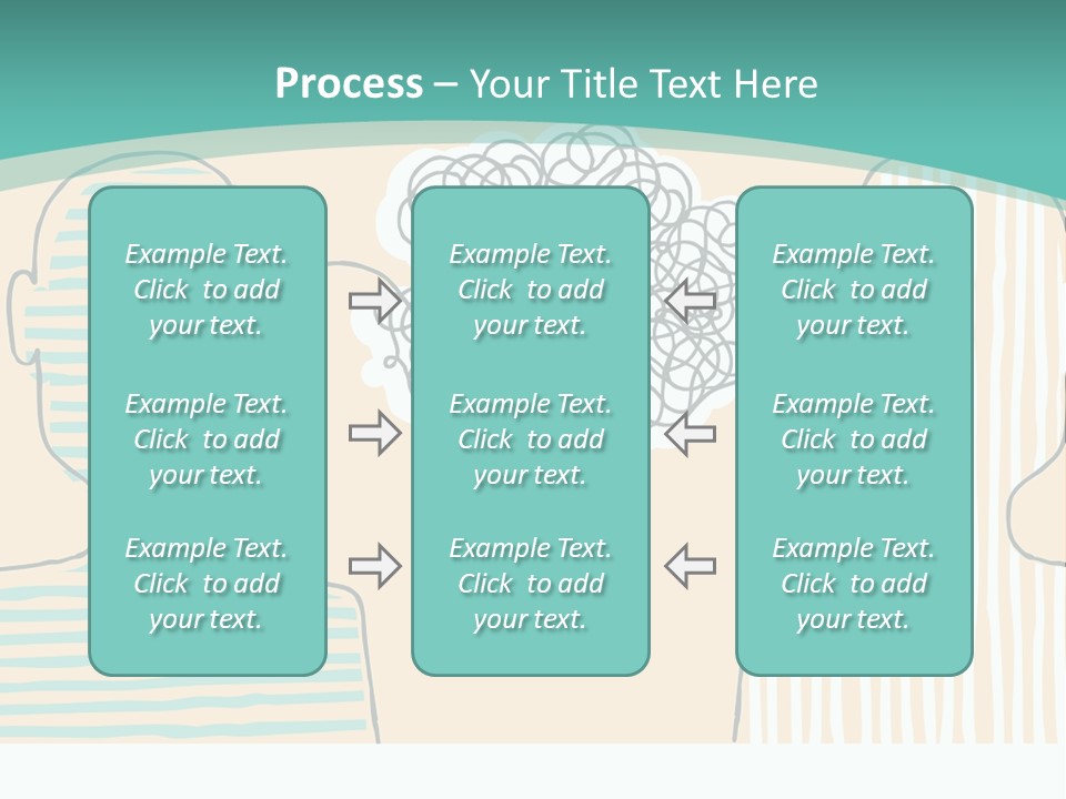 Messy Talking People PowerPoint Template